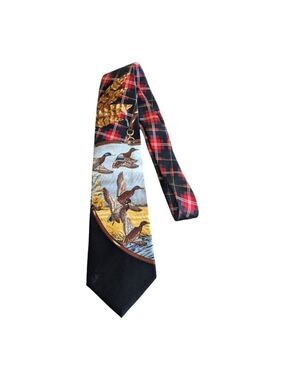 Ducks Unlimited Silk Tie EUC